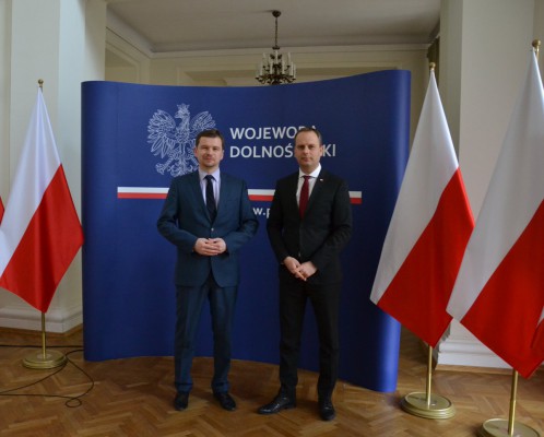Spotkanie z Wojewodą Dolnośląskim Pawłem Hreniakiem