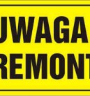 UWAGA: REMONT BIURA